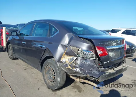 2014 Nissan Sentra Sv z USA, uszkodzony, nr VIN 3N1AB7AP5EL669560